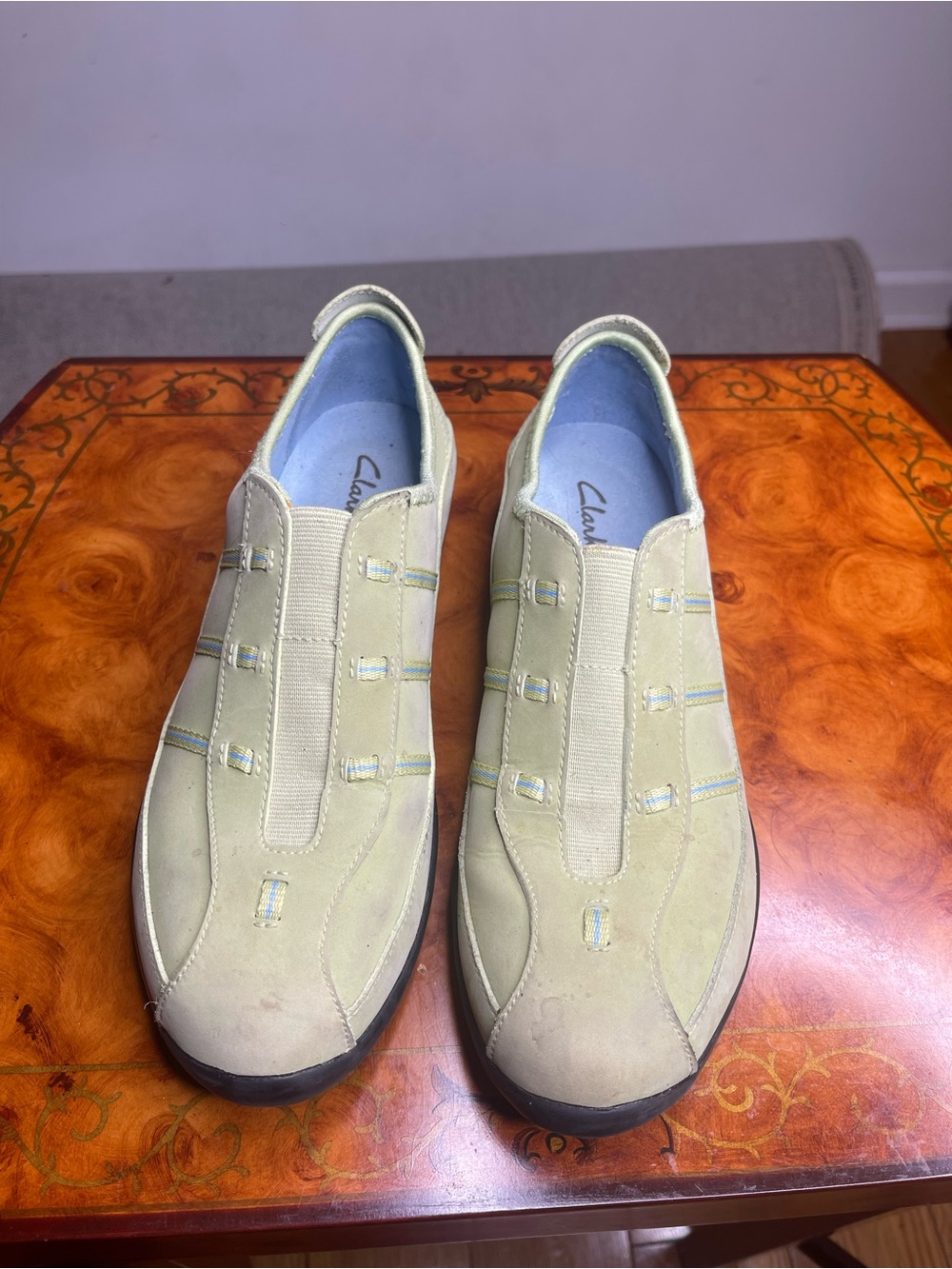 Clarks Men's Slip-On Loafers in Light Tan